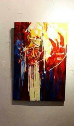 moods (aggression ) Abstract painting
