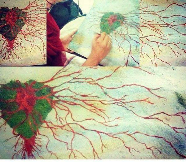 Roots through the heart